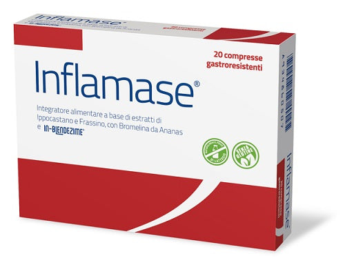 aesculapius farmaceutici inflamase 20 compresse gastroresistenti amnol