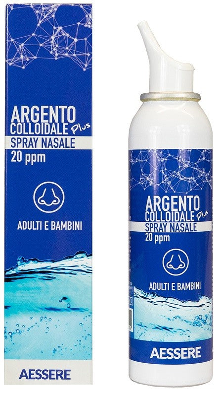 aessere argento colloidale plus nasale spray 20 ppm 100 ml aessere ean 8002461642029