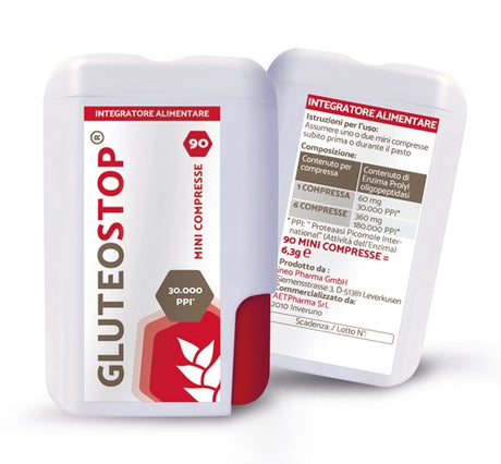aetpharma gluteostop 90 mini compresse aetpharma ean 4260487430448