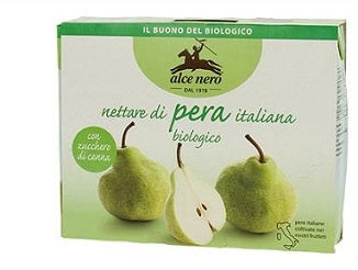 alce nero nettare di pera bio 3 tetrapack da 200 ml alce nero ean 8009004908154