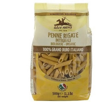 alce nero penne rigate integrali bio 500 g alce nero ean 8009004100039
