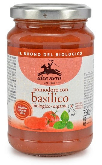 alce nero pomodoro con basilico bio 350 g alce nero ean 8009004808461
