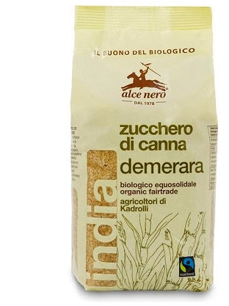 alce nero zucchero di canna demerara bio india fairtrade 500 g alce nero ean 8009004850088