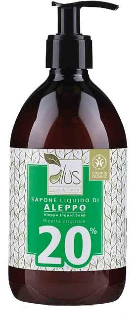 alcea alus olive laurel sapone liquido di aleppo 20 500 ml alcea ean 8056214120210