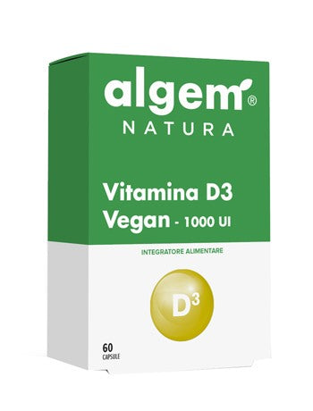 algem natura vitamina d3 vegan 1000 ui 60 capsule algem natura