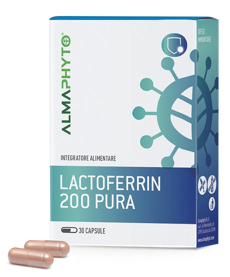 almaphyto lactoferrin 200 pura 30 capsule phyto