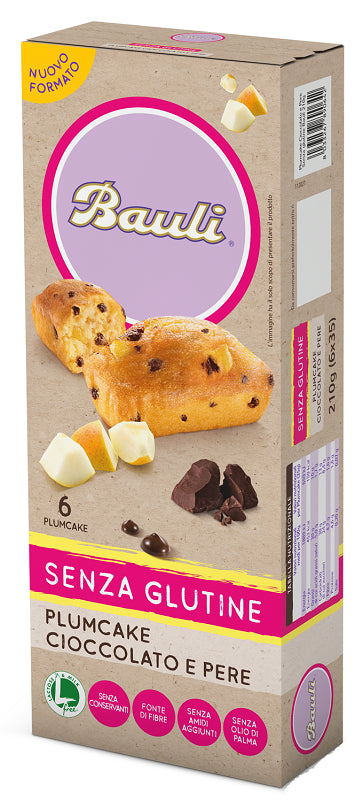 alpipan bauli plumcake cioccolato pere 6x35 g bauli ean 8033267890642