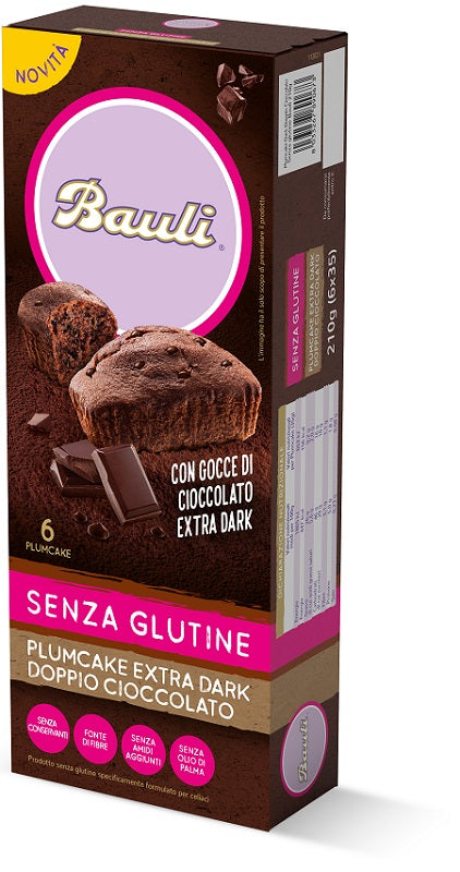 alpipan bauli plumcake extra dark doppio cioccolato 6 pezzi da 35 g bauli ean 8033267890673