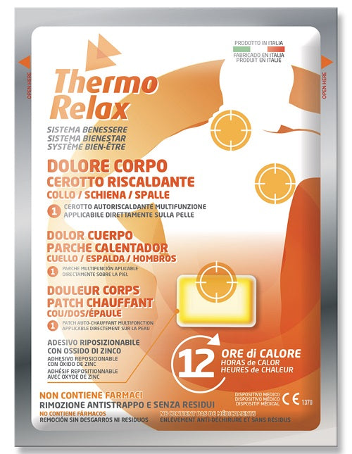 alsipharma cerotto riscaldante dolore corpo thermorelax thermorelax ean 8009432045223