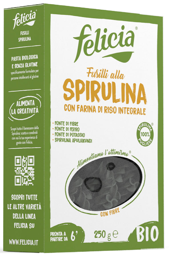 andriani felicia fusilli spirulina 250 g ean 8032804431935