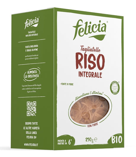 andriani felicia tagliatelle riso integrale 250 g felicia bio ean 8032804430853