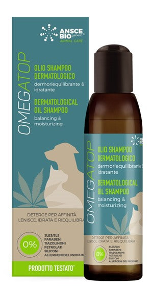 ansce bio generic omegatop olio shampoo dermatologico 200 ml ansce bio generic ean 8050705480210