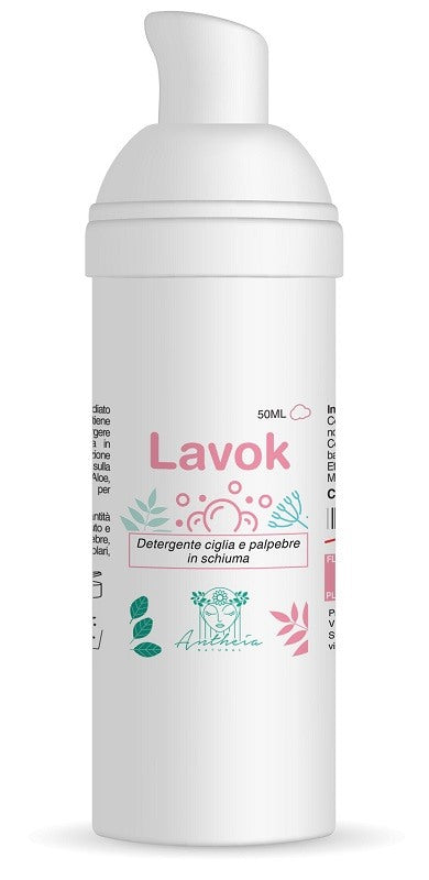 antheia lavok detergente ciglia palpebre in schiuma 50 g