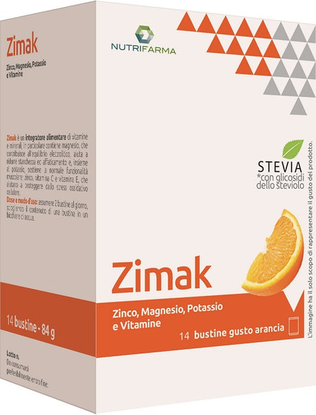 aqua viva zimak 14 bustine 6 g arancio nutrifarma ean 8032611851049