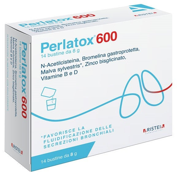 aristeia farmaceutici srl perlatox 600 14 bustine nuova formulazione aristeia farmaceutici ean 8056209550237