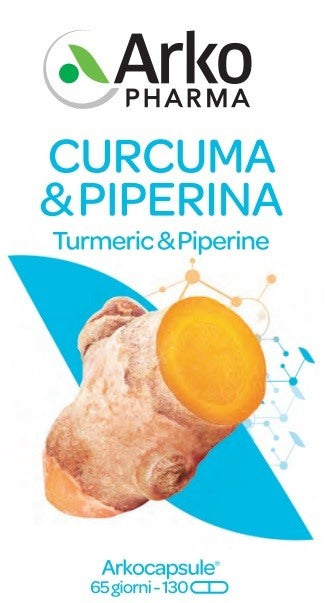 arkofarm arkocps curcuma piperina 130 capsule arkofarm ean 3578836211824