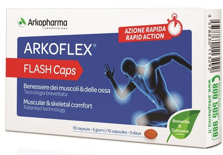 arkofarm arkoflex flash 10 capsule arkofarm ean 3578836212036
