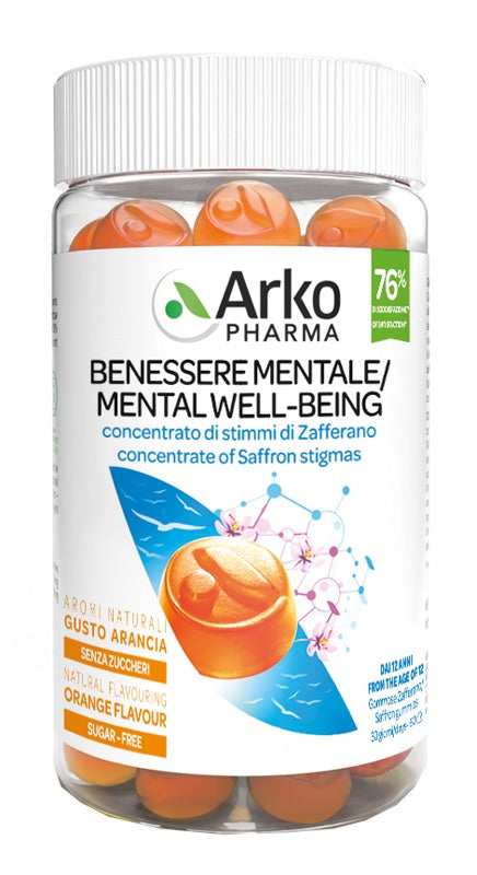 arkofarm arkogummies zafferano 60 gommose arkofarm ean 3578836216041