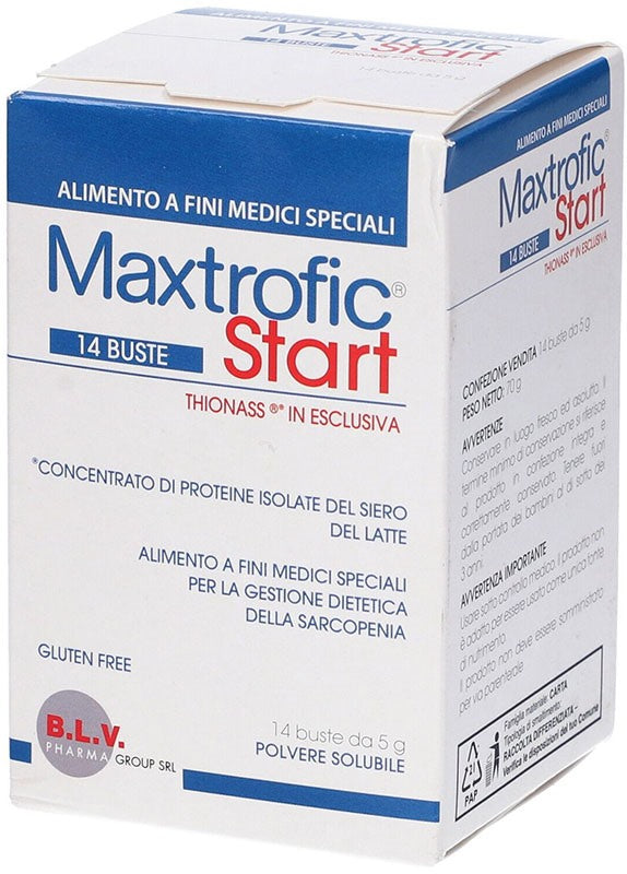 b l v pharma group maxtrofic start 14 bustine maxtrofic