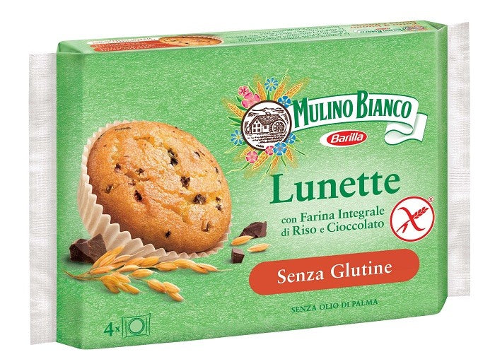 barilla g e r fratelli mulino bianco lunette con farina integrale di riso e gocce di cioccolato 140 g mulino bianco ean 8076809571562