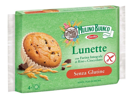 barilla g e r fratelli mulino bianco lunette con farina integrale di riso e gocce di cioccolato 140 g mulino bianco ean 8076809571562