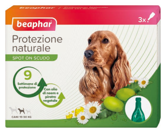 beaphar b v protezione nat spot on cane tm 3 pipette da 2 ml beaphar ean 8711231156573