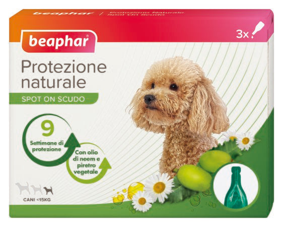beaphar b v protezione nat spot on cane tp 3 pipette da 1 ml beaphar ean 8711231156566