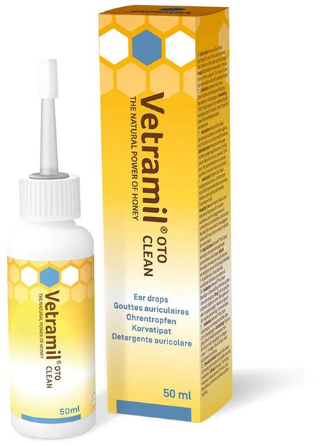 bfactory health products b v vetramil oto clean 50 ml vetramil ean 8717438010977
