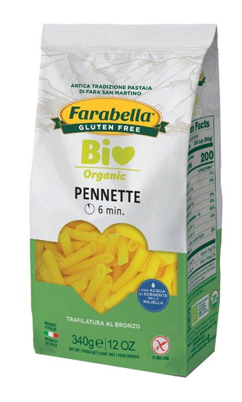 bioalimenta farabella bio pennette mais riso 340 g probios ean 8056774002452