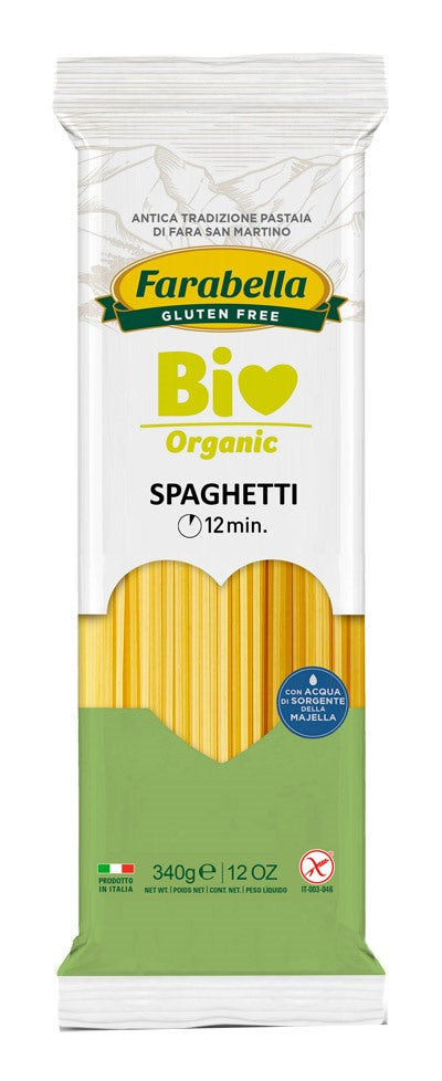 bioalimenta farabella bio spaghetti mais riso 340 g probios ean 8056774002476