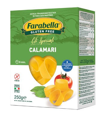 bioalimenta farabella calamari senza glutine 250 g farabella ean 8032755844860