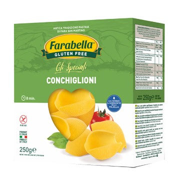 bioalimenta farabella conchiglioni 250 g farabella ean 8032755844617