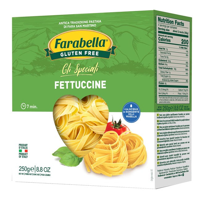 bioalimenta farabella fettuccine 250 g farabella ean 8056774003954