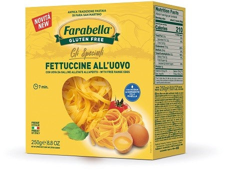 bioalimenta farabella fettuccine alluovo 250 g farabella ean 8056774003466