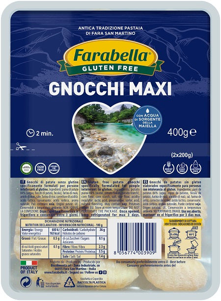 bioalimenta farabella gnocchi patate maxi 400 farabella ean 8056774003909