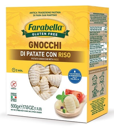 bioalimenta farabella gnocchi patate riso 500 g farabella ean 8056774002254