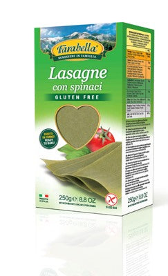 bioalimenta farabella i regionali lasagne con spinaci 250 g farabella ean 8056774001950