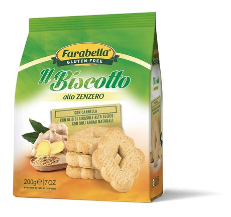 bioalimenta farabella il biscotto allo zenzero 200 g farabella ean 8056774001844