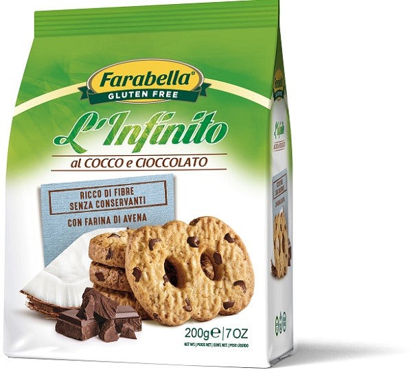 bioalimenta farabella infinito al cocco e cioccolato 200 g farabella ean 8056774003695