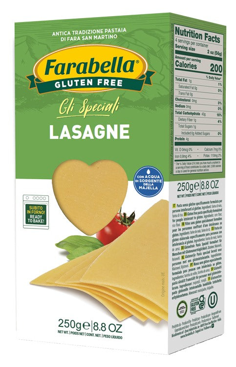 bioalimenta farabella lasagne 250 g farabella ean 8032755844846