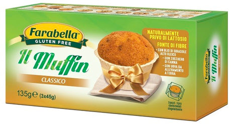 bioalimenta farabella muffin classico 3 pezzi da 45 g farabella ean 8056774004111