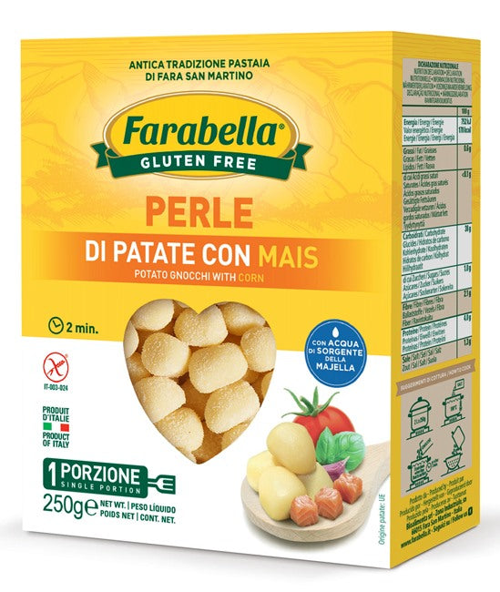 bioalimenta farabella perle patate mais 250 g farabella ean 8056774003619