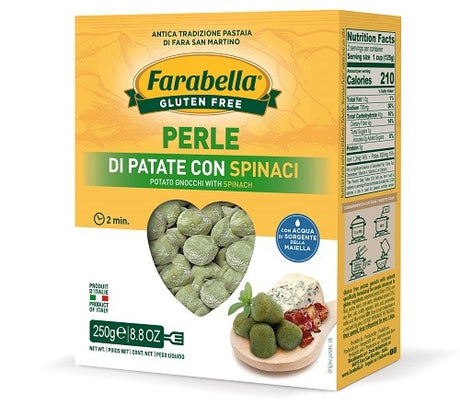 bioalimenta farabella perle patate spinaci 250 g farabella ean 8056774004265
