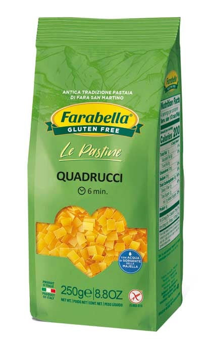 bioalimenta farabella quadrucci 250 g farabella ean 8056774002803