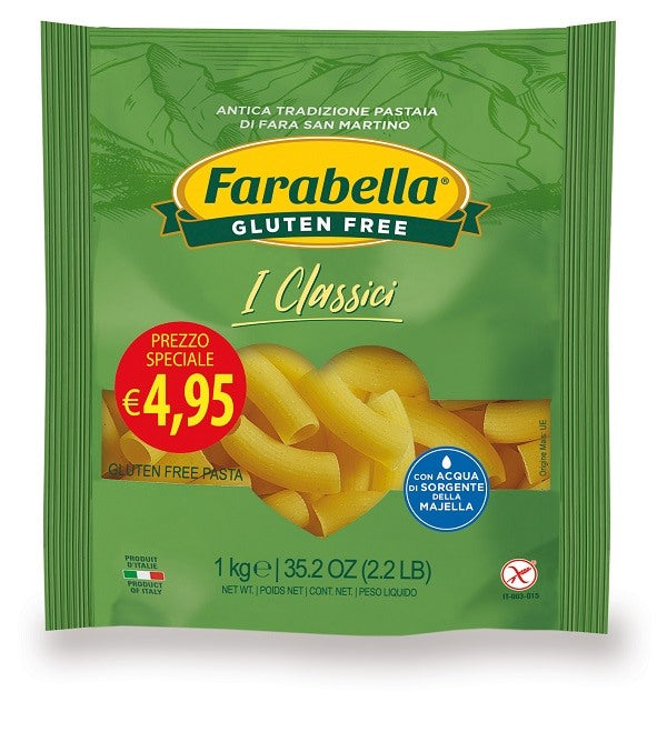 bioalimenta farabella rigatoni promo 1 kg farabella ean 8056774004227