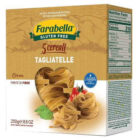 bioalimenta farabella tagliatelle ai 5 cereali 250 g farabella ean 8056774001813