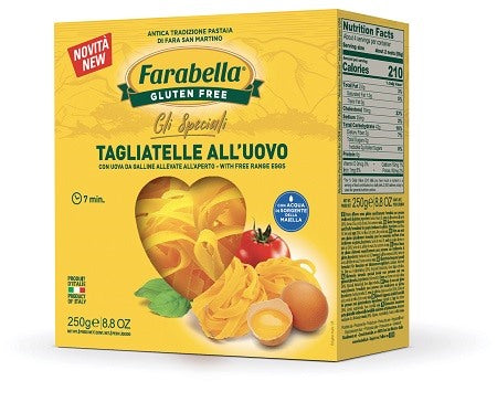bioalimenta farabella tagliatelle alluovo 250 g farabella ean 8056774003459
