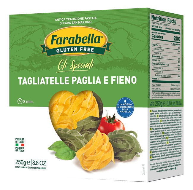 bioalimenta farabella tagliatelle paglia fieno 250 g farabella ean 8056774002261
