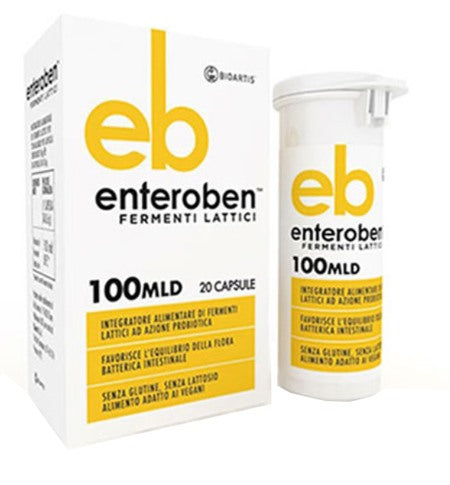 bioartis enteroben 100mld 20 capsule vegetali ean 8054110080034