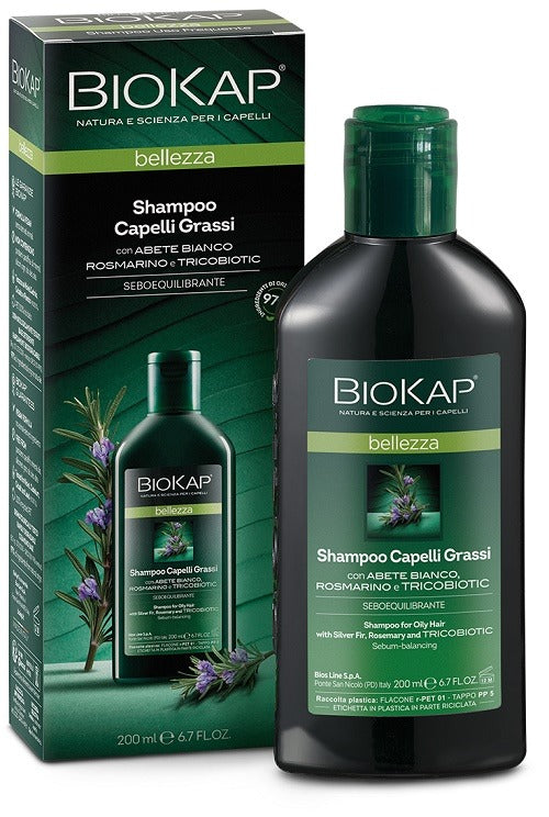 biokap biokap bellezza shampoo capelli grassi con tricobiotic 200 ml biokap ean 8030243040480
